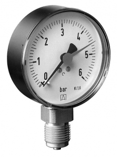 Manometer do 6 bar (spodný vývod)